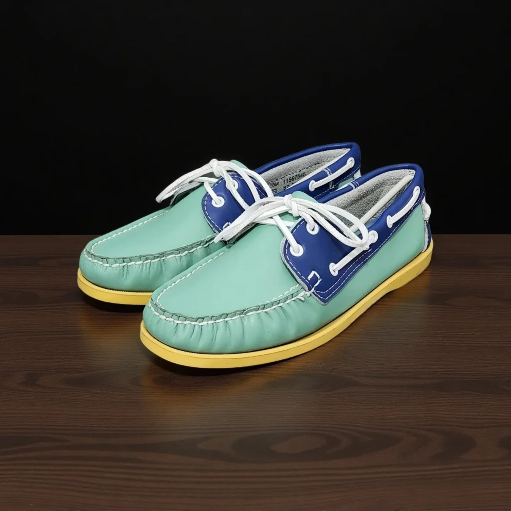 mocassin homme bleu marine