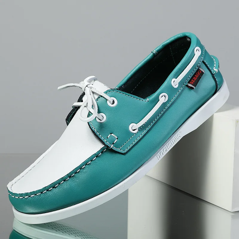 mocassins en cuir femme